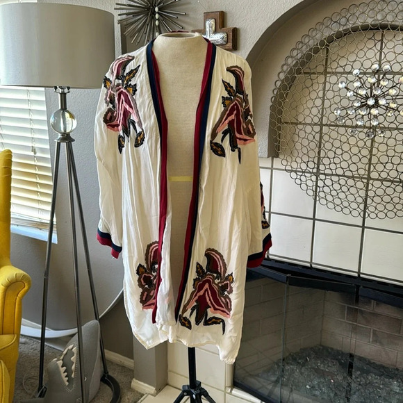 Anthropologie Paradiso Kimono Jacket by Elevenses one size - Picture 4 of 8